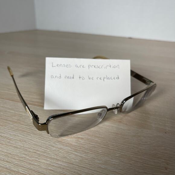 Gucci GG2770/Strass GSD Eyeglasses Silver Gold Metal Frames Only READ 51-19-135 - Picture 1 of 10